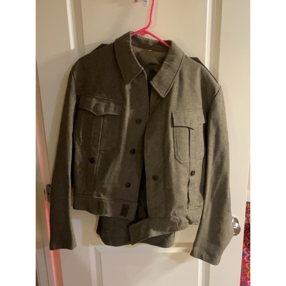 Bundeswehr Other - 1960 Vintage West German Wool Field Uniform Jacket Pants Bundeswehr Filzlaus